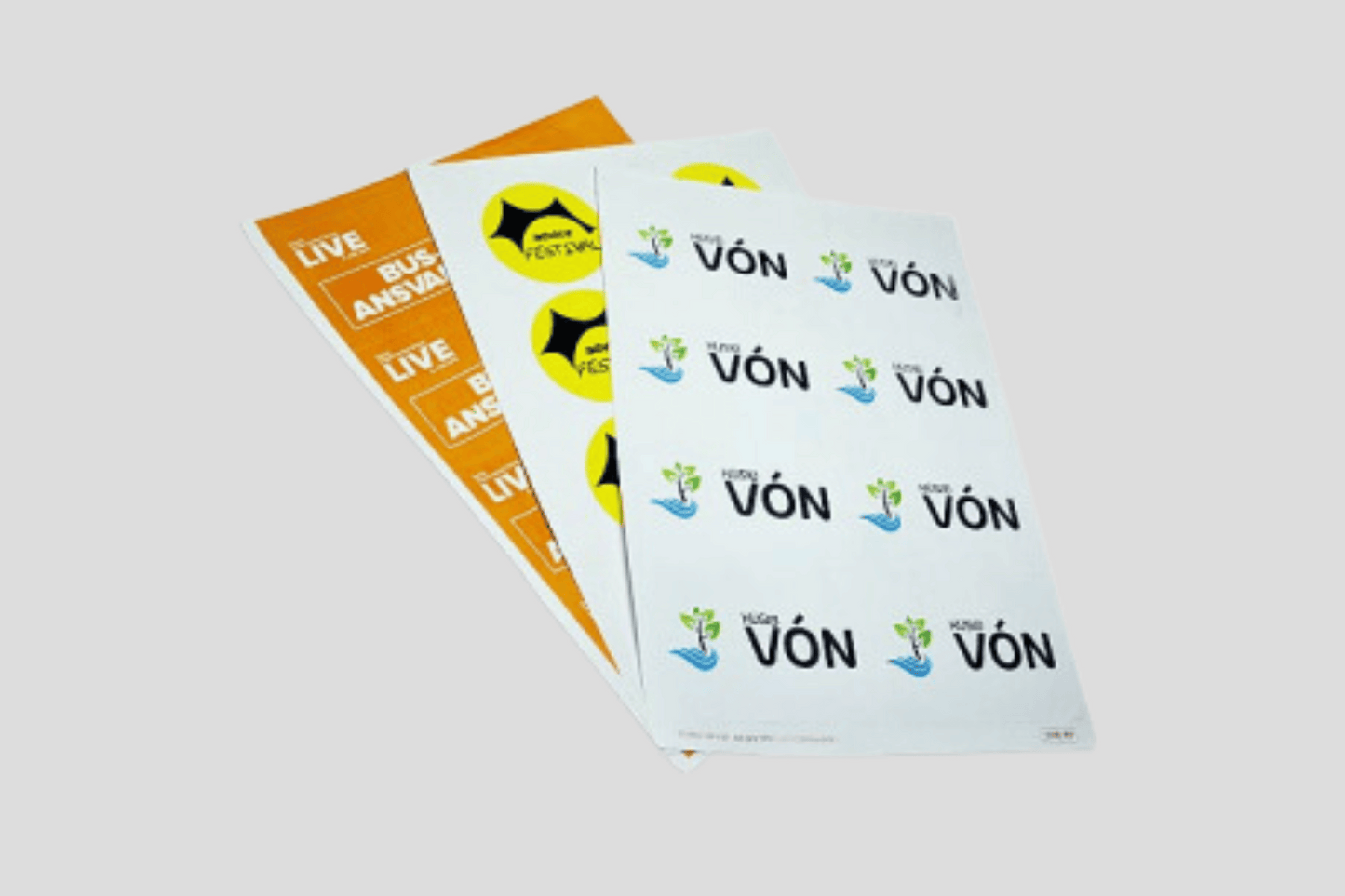 Stickers A4 Sheet with Print - Inquire Accessories JM Band®