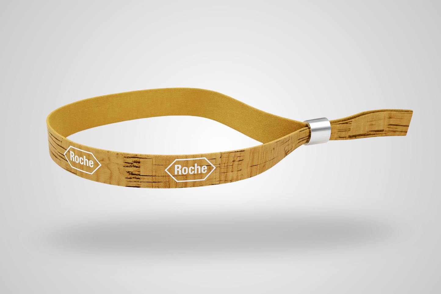 A photo of Cork Wristbands from JM Band®. Purchase fabric wristbands in high quality here.