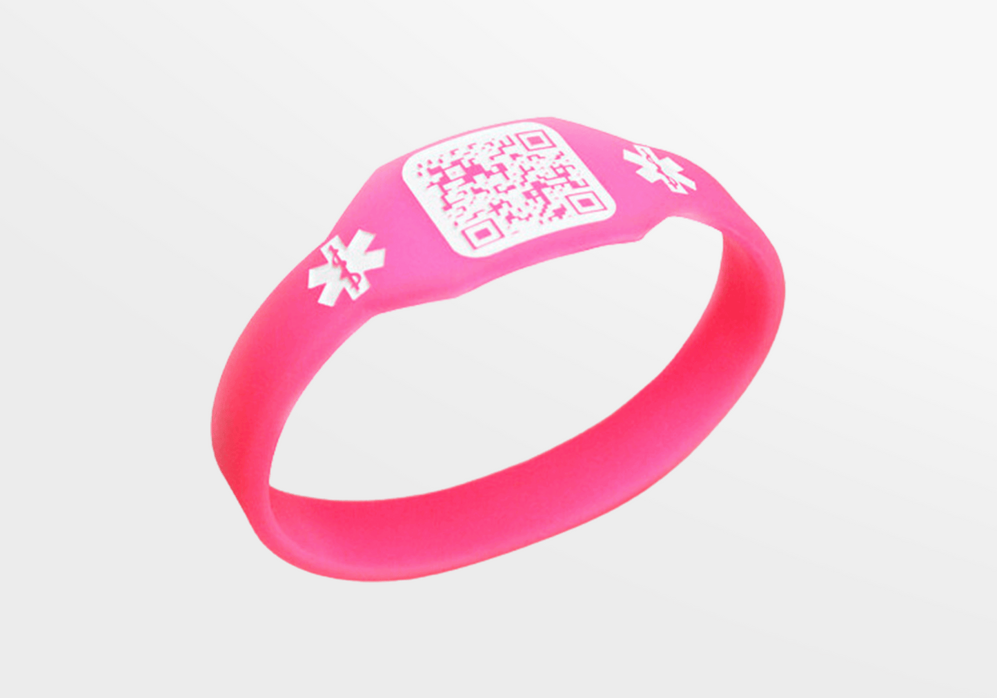 Silikonarmbänder mit QR-Code, Silikonarmbänder JM Band®