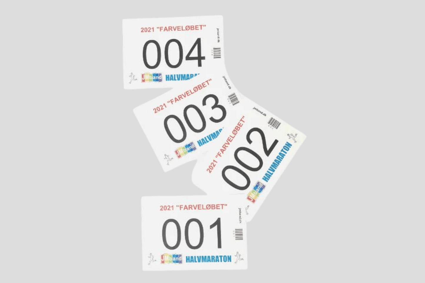 Bib Numbers with Print Race number JM Band EU