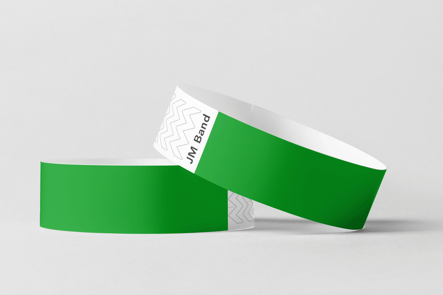 Paper Wristbands -  Plain Stock Paper wristbands JM Band® 10 Dark Green