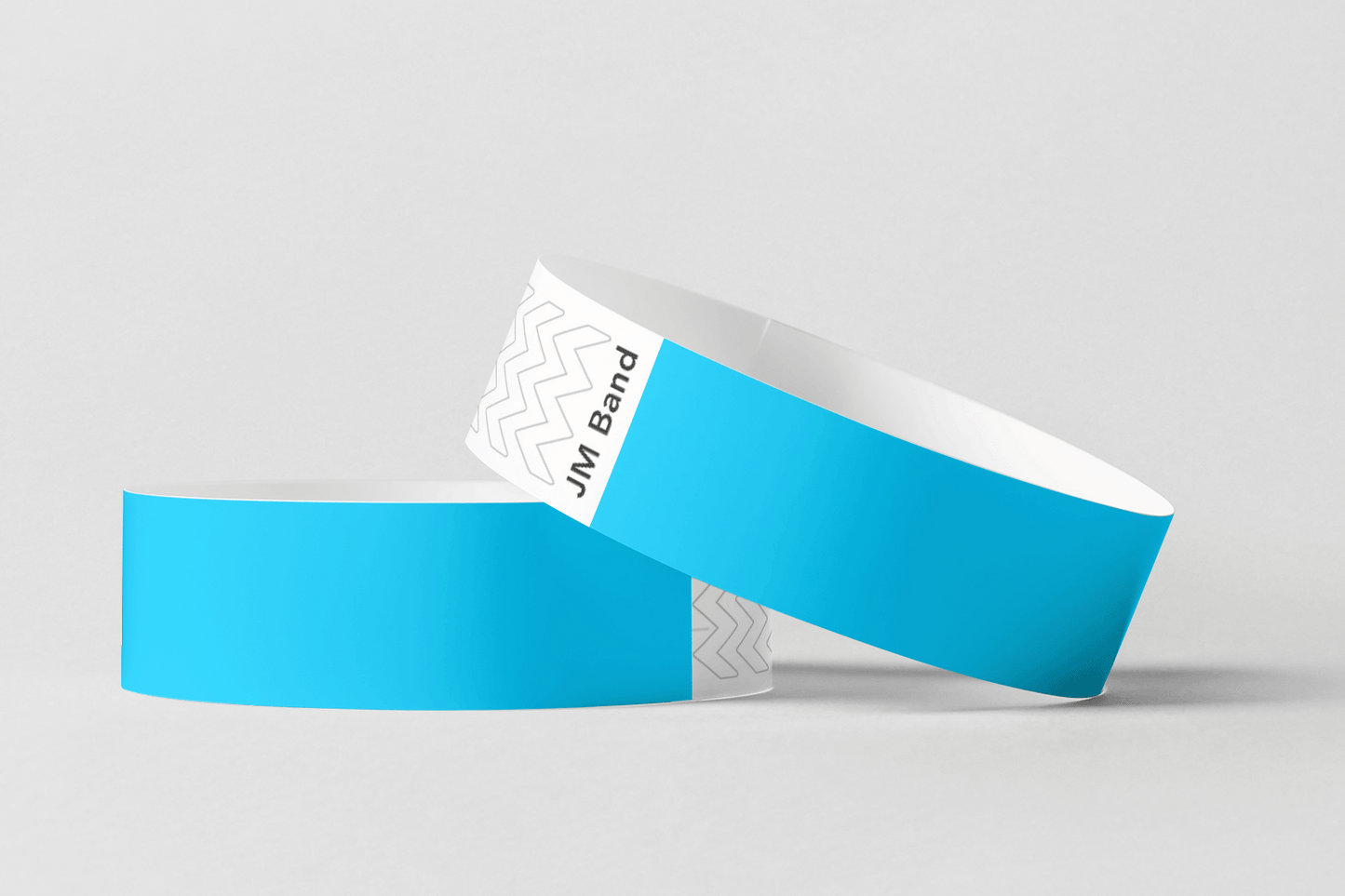 Paper Wristbands -  Plain Stock Paper wristbands JM Band EU 10 Blue 