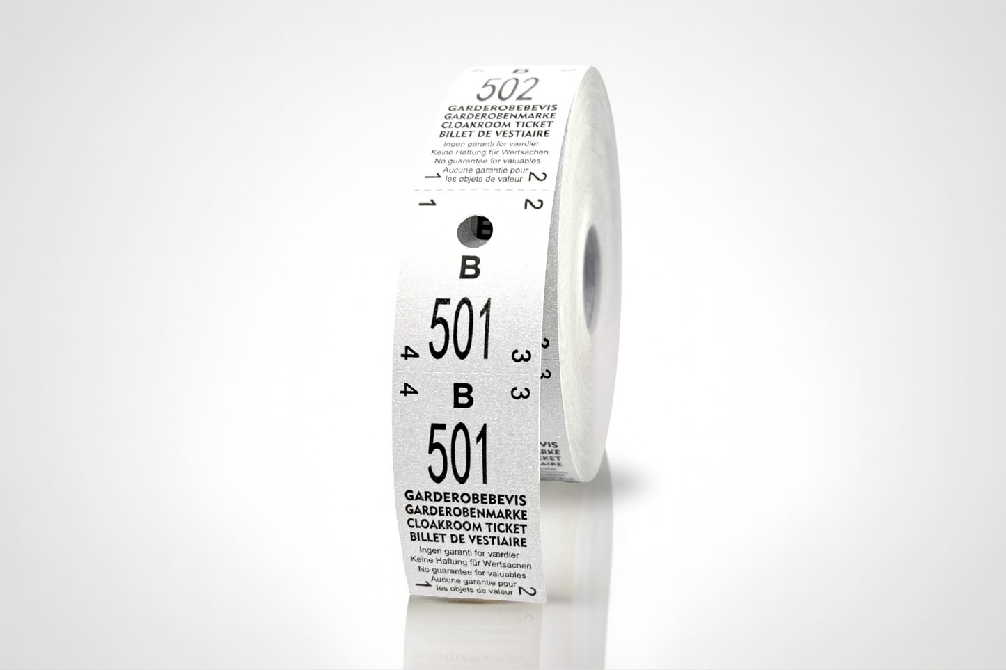 Garderobennummern 2-teilig