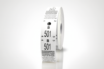 Garderobennummern 2-teilig