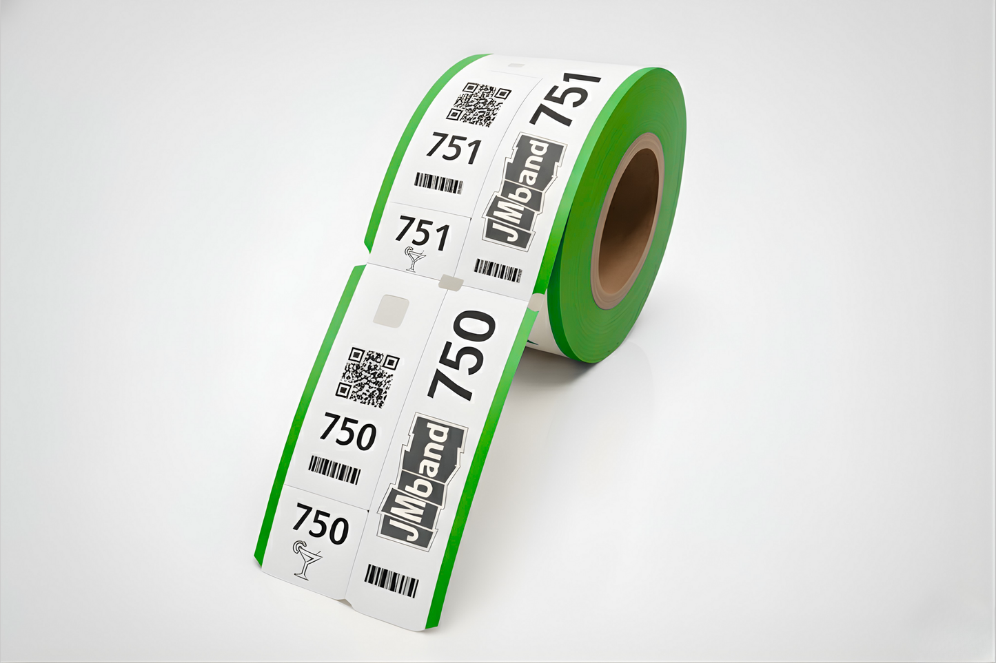 3-teilige Garderobenmarken mit Druck