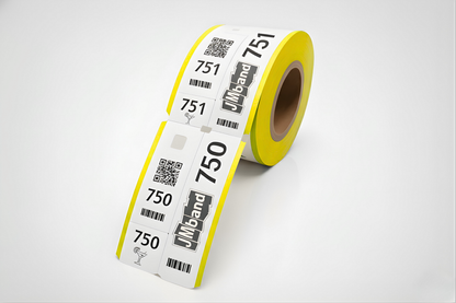 3-teilige Garderobenmarken mit Druck