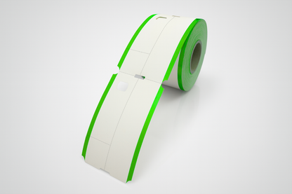 3-teilige Thermo-Garderobentickets auf Rolle