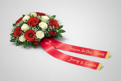 Bouquet-Band mit Druck