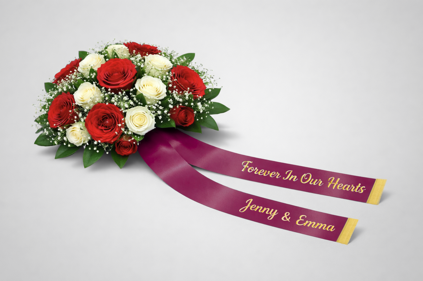 Bouquet-Band mit Druck