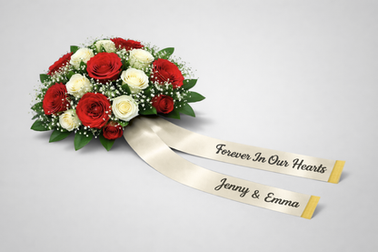 Bouquet-Band mit Druck