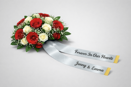 Bouquet-Band mit Druck