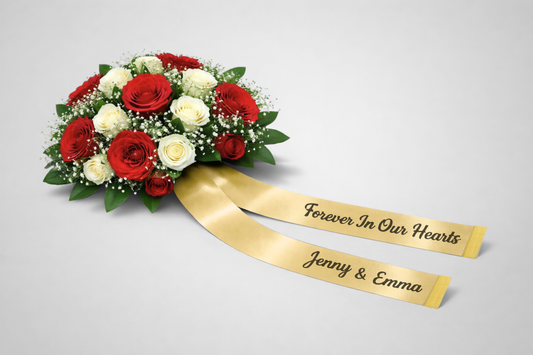 Bouquet-Band mit Druck