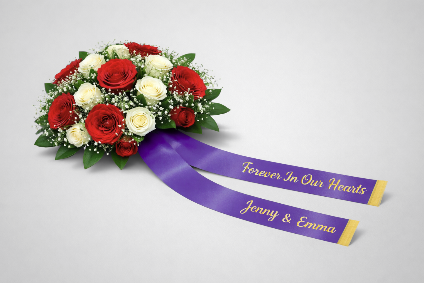 Bouquet-Band mit Druck