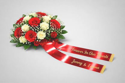 Bouquet-Band mit Druck
