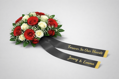 Bouquet-Band mit Druck