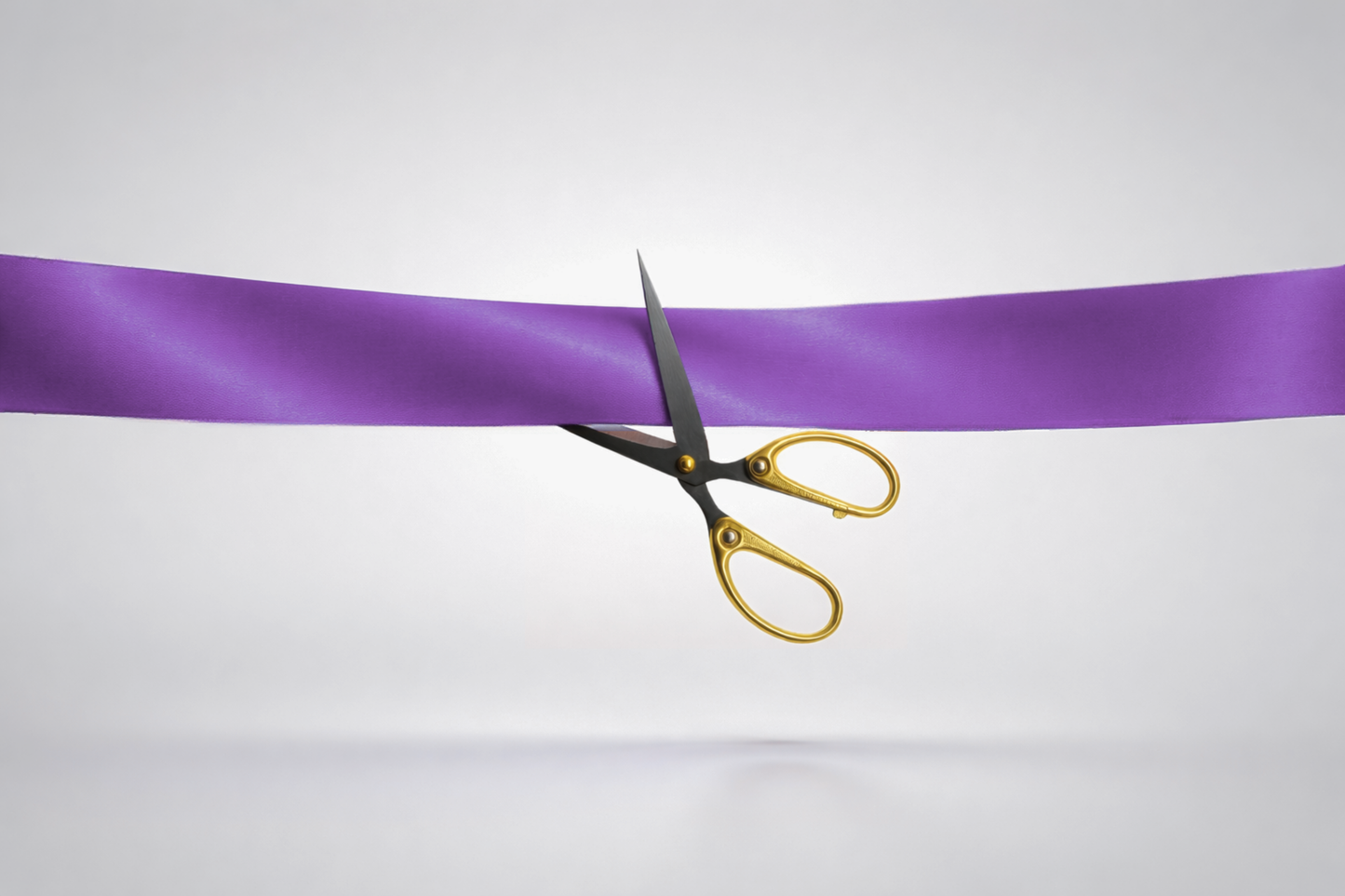 Lila ECO-Satin-Einweihungsband ohne Aufdruck von JM Band®.