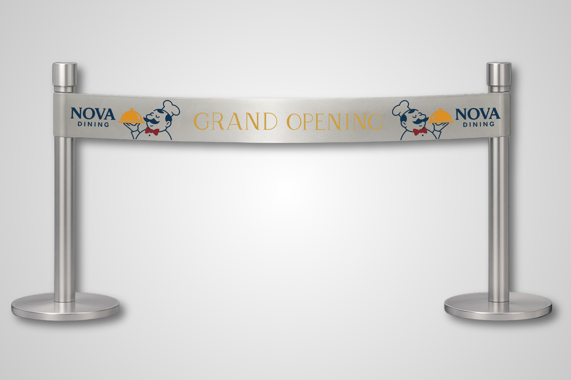 A photo of Inauguration Ribbon with Colour Print from JM Band®. Purchase ribbon in 100 mm here.
