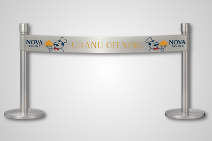 A photo of Inauguration Ribbon with Colour Print from JM Band®. Purchase ribbon in 100 mm here.