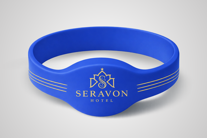 NFC-Silikonarmband mit Aufdruck von JM Band®.