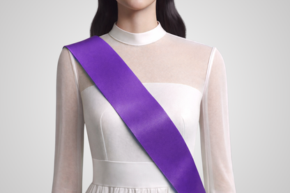 Lila Bestellband ohne Aufdruck in lila Farbe von JM Band®.