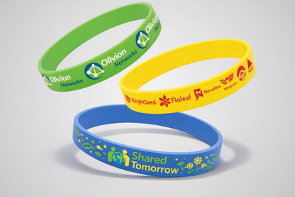 Silikonarmbänder mit Farbdruck von JM Band®