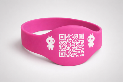 Silikonarmband mit fortschrittlichem RFID- und QR-Code-System von JM Band®
