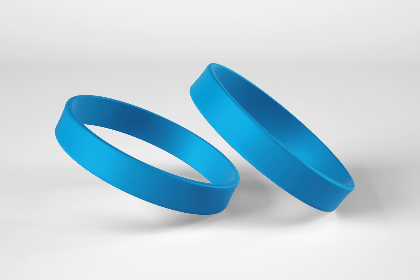 Plain Silicone Wristbands Silicone wristbands JM Band EU 1 Blue 