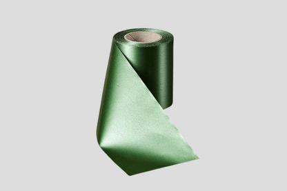 ECO Satin Ribbon Rolls 100 mm Ribbon JM Band® Dark Green  